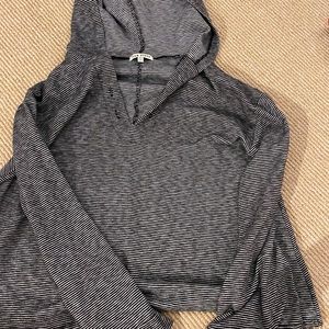 hooded sweater.